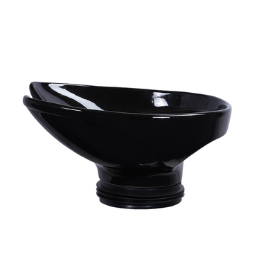 salon shampoo bowl porcelain black paragon 40b basin