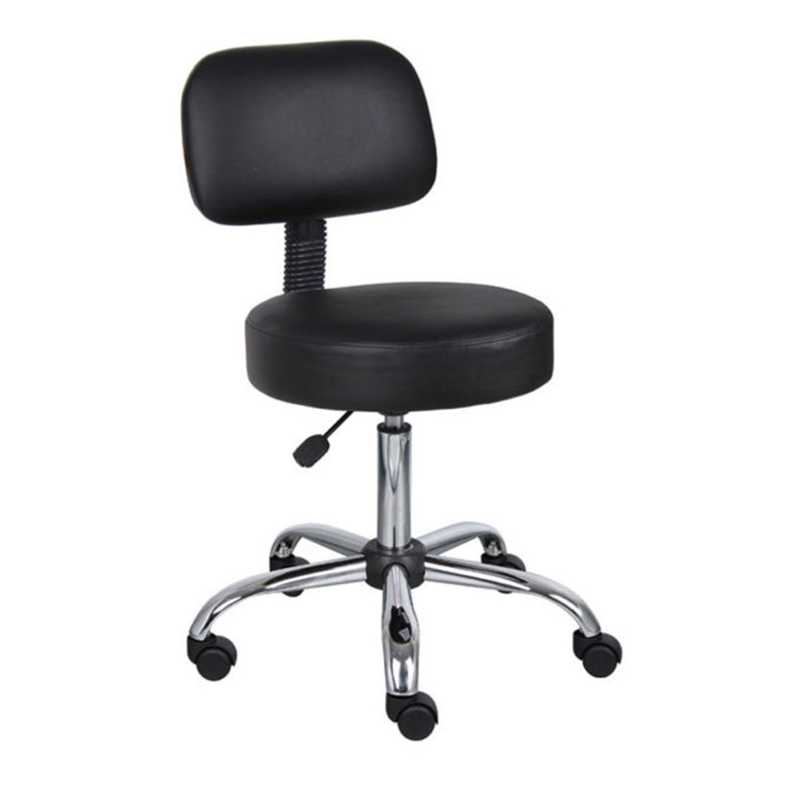 Carlton Spa Task Stool, Black - Garfield Commercial Enterprises Salon Equipment Spa Furniture Barber Chair Luxury