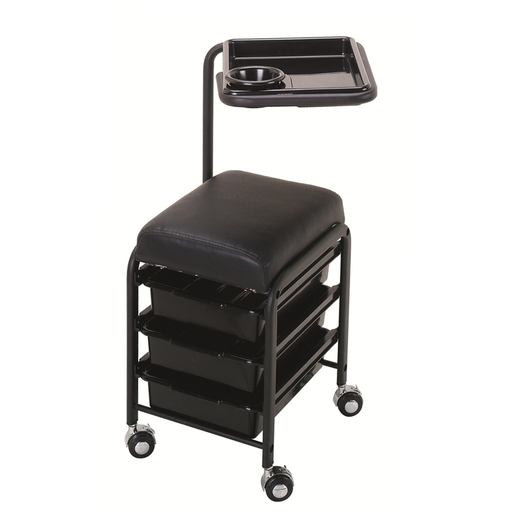 19.25 in. Trades 6-Drawer Utility Cart with 5 in. Casters